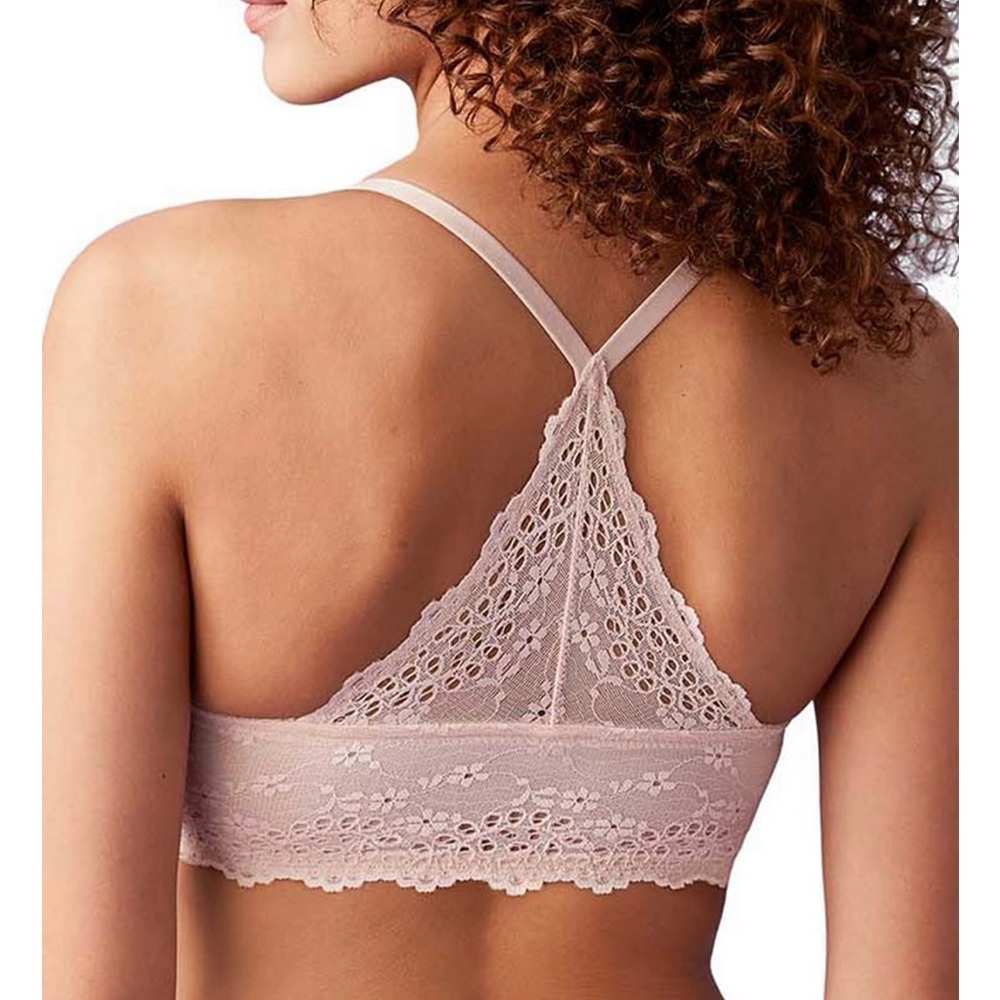 Elegant Blush Lace T Shirt Bra